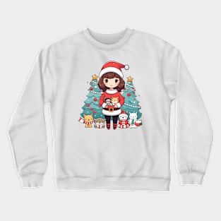 Christmas With Your Favorite Anime Crewneck Sweatshirt